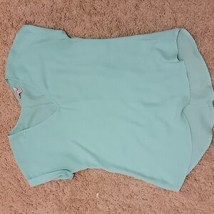 Mint green blouse